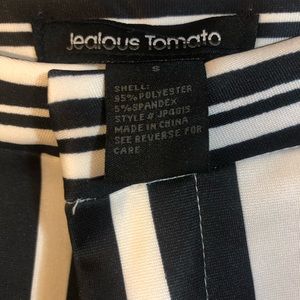 Jealous Tomato Pants - Blank and white striped Bells Jealous Tomato Pants - Blank and white striped Bells